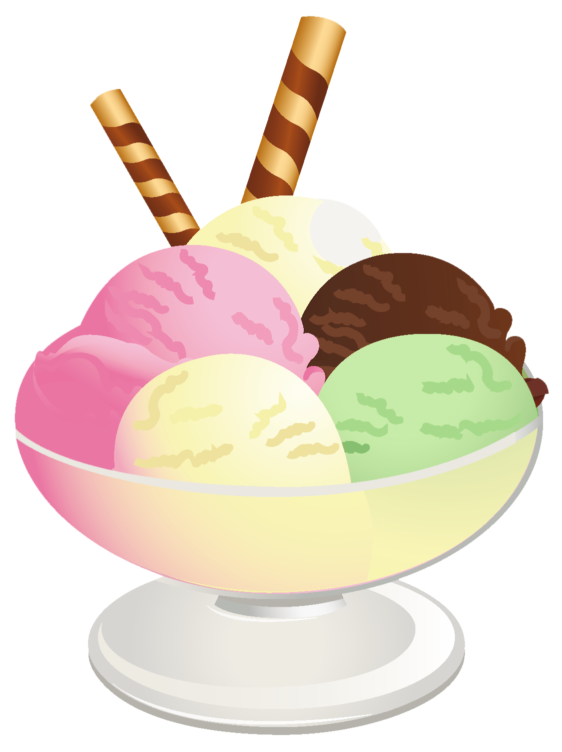 Мороженое десерты PNG высококачественные изображения