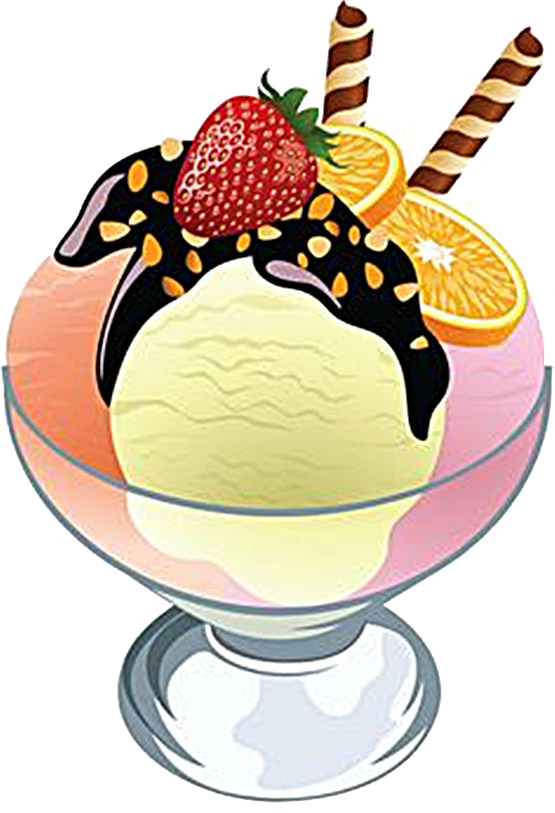 Crème glacée Desserts PNG Image Fond