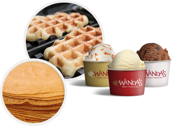 Ice Cream Waffle PNG Image