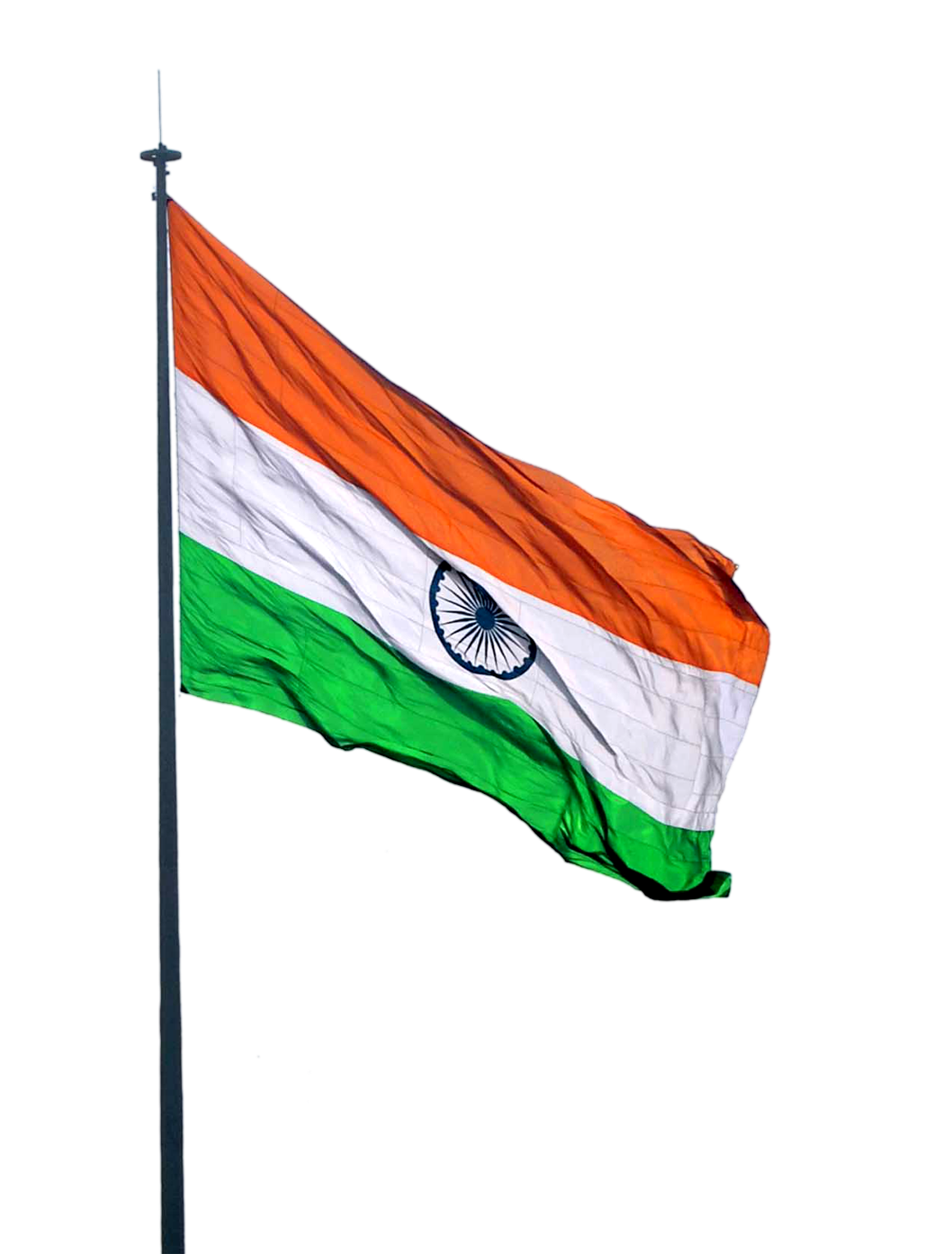 India Flag PNG Image with Transparent Background