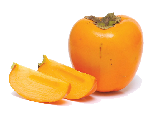 Immagine di sfondo di PNG di kaki frutta