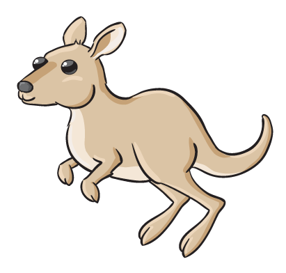 Imagen de PNG de dibujos animados de canguro