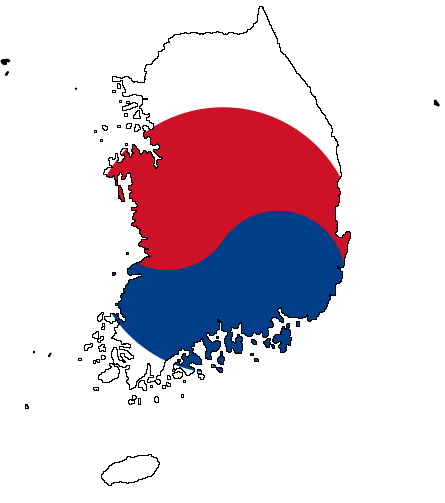 Korea vlag PNG Afbeelding achtergrond
