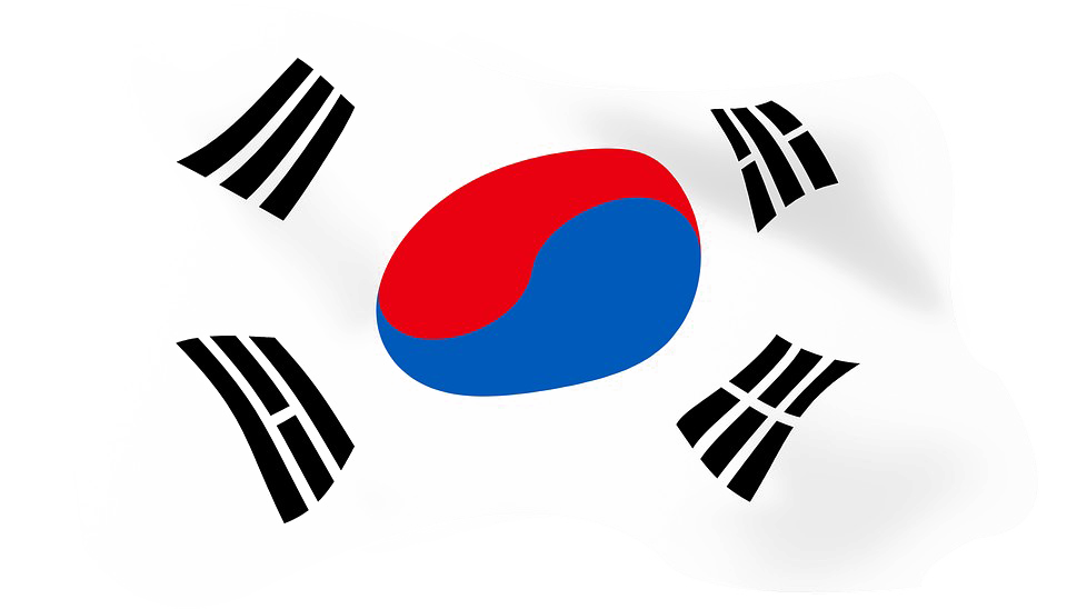 Korea vlag PNG-Afbeelding