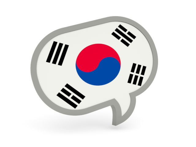 Korea vlag Transparante Afbeelding