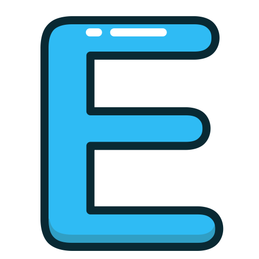 Letter E Free PNG Image