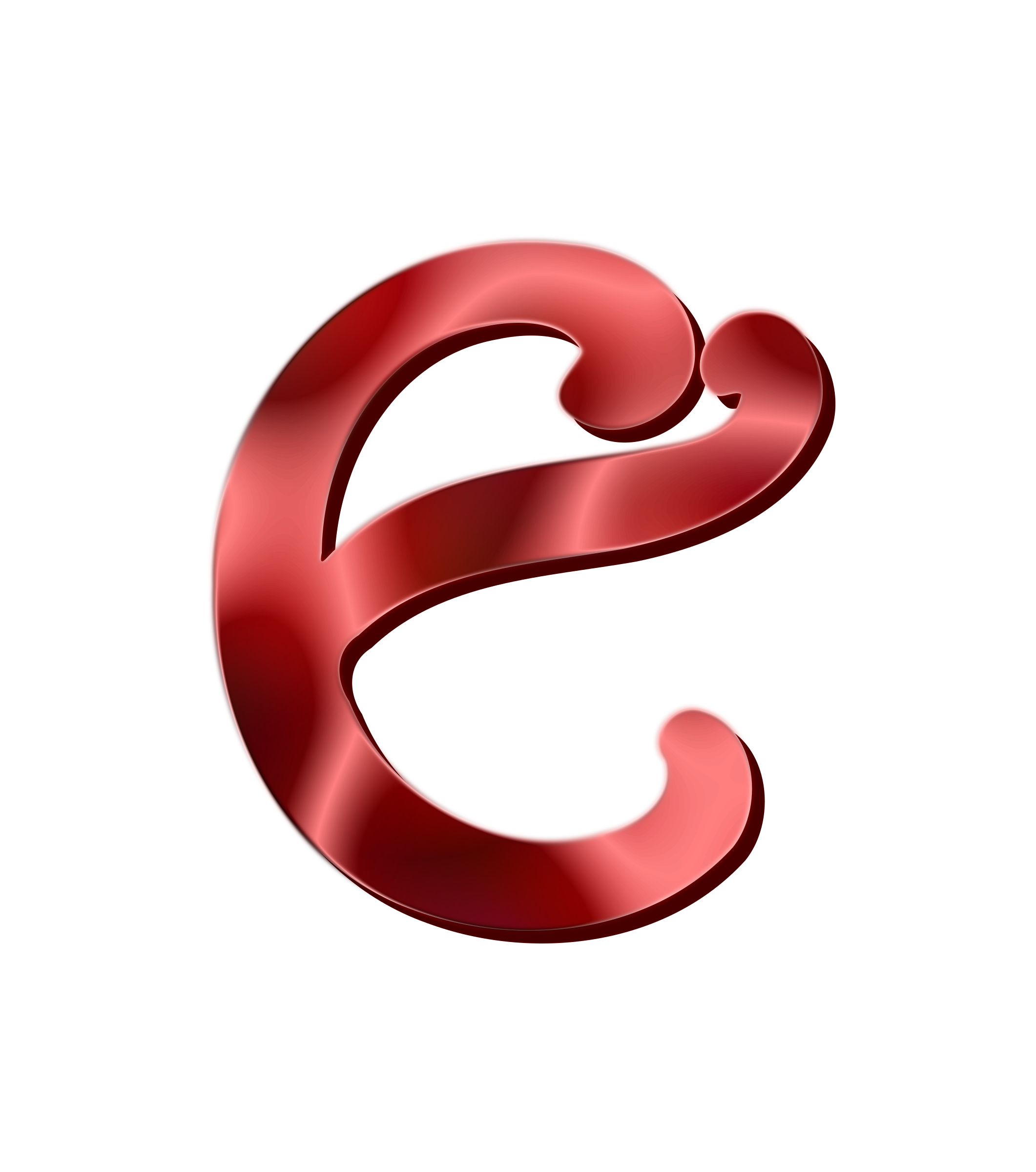 Letter e PNG Download Afbeelding
