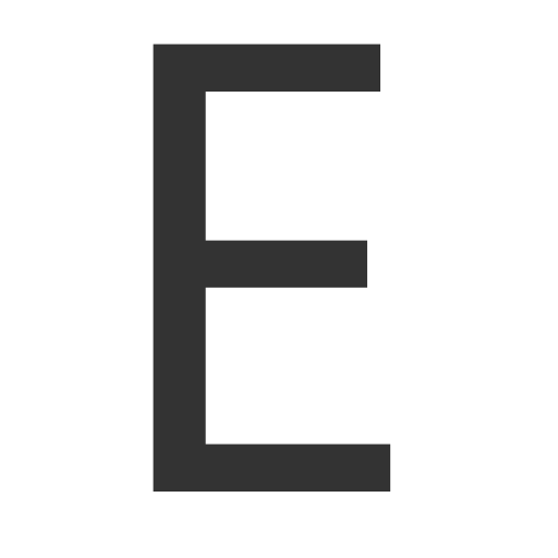 Buchstabe E PNG Pic