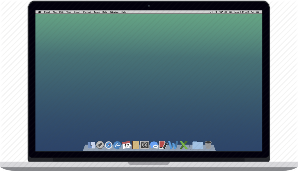 Mac Laptop-PNG-Bildhintergrund