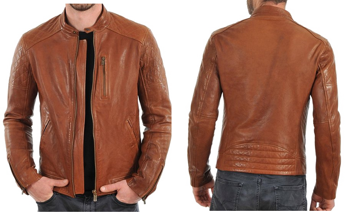 Motorcycle Leather Jacket PNG Image