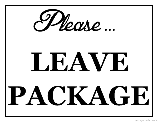Package Sign Transparent Images