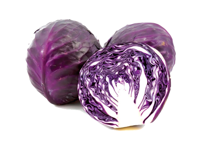 Image Transparente du chou violet