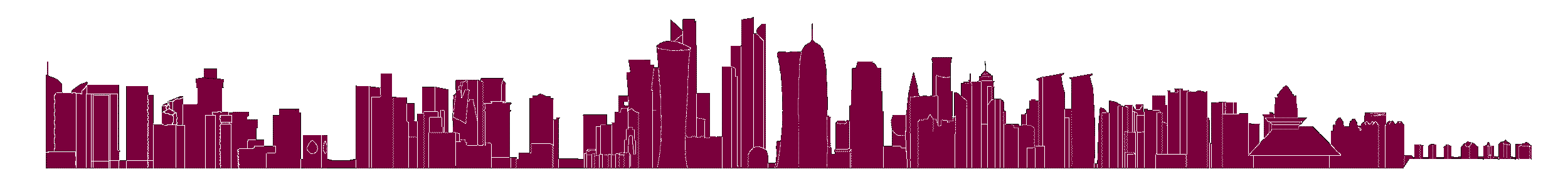 Qatar City PNG Transparent Image