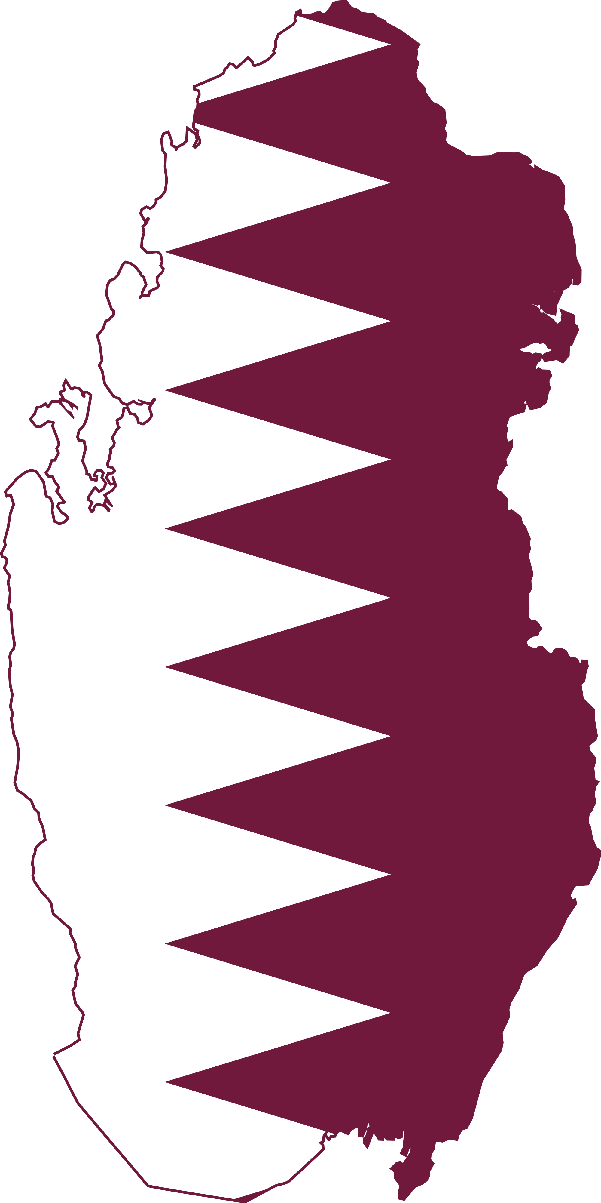 Qatar Flag PNG Image Background