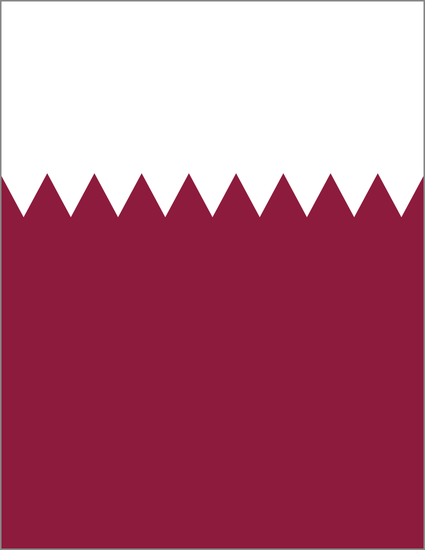Katar-Flagge PNG-Bild