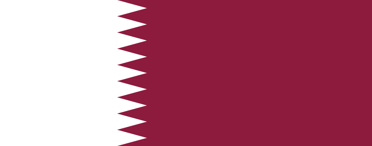Katar-Flagge Transparenter Hintergrund PNG