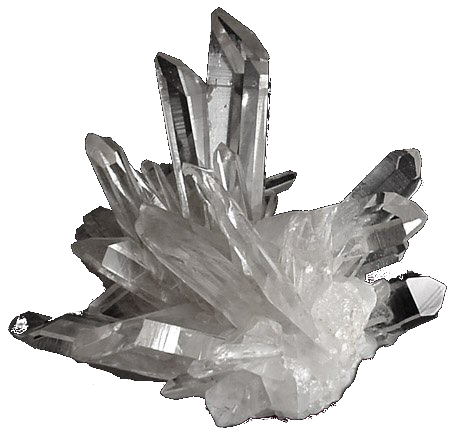Quarzkristall PNG-Foto