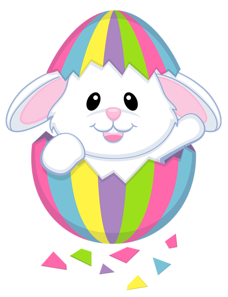Gambar Transparan Easter Rabbit