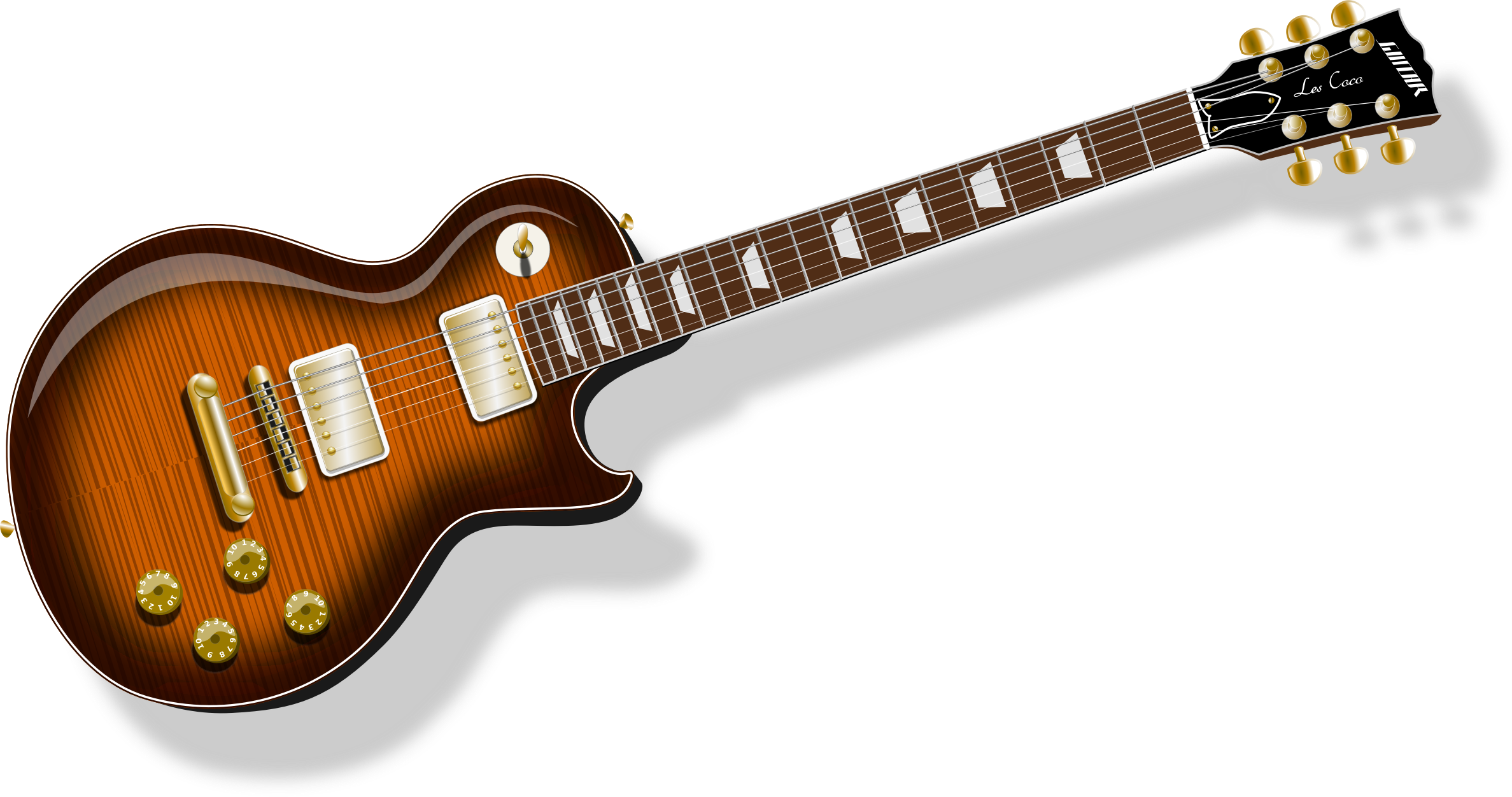 Rock Guitar PNG Image Background