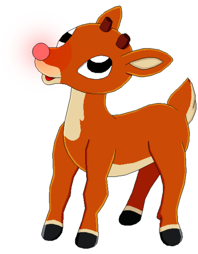 Rudolph The Red Nosed Rendieren Gratis PNG-Afbeelding