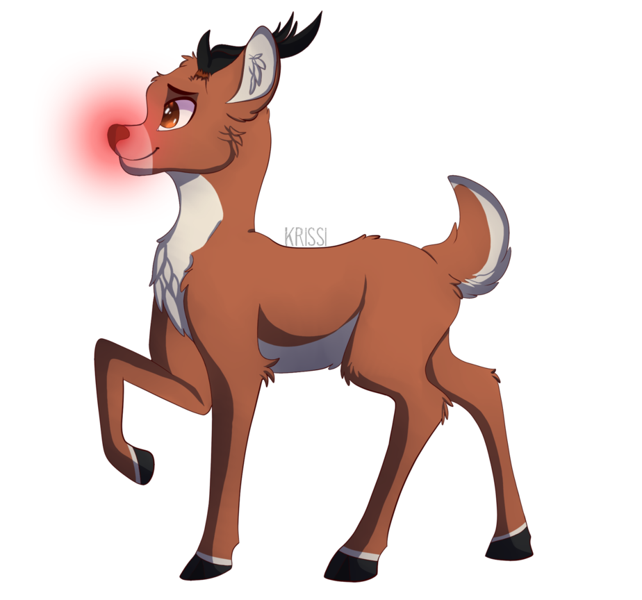 Rudolph The Red Nosed Reindeer PNG Image Background