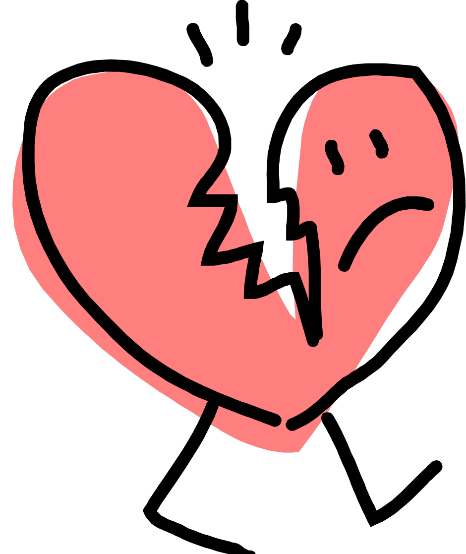 Sad Heart PNG Download Image