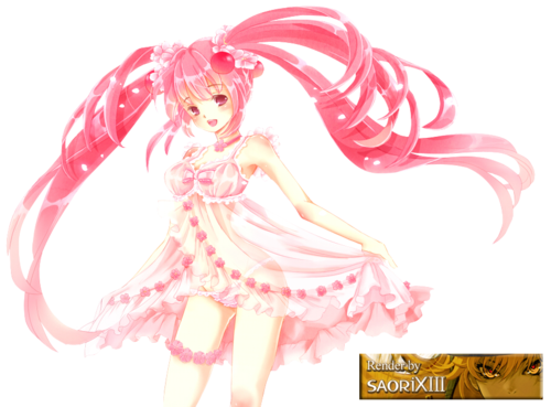 Sakura Girl PNG descargar imagen