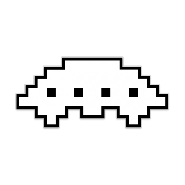 Space Invaders Alien PNG High-Quality Image