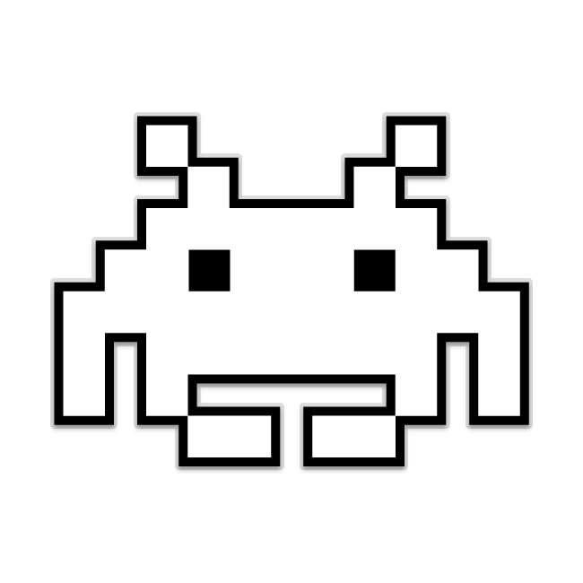 Space Invaders PNG Transparentes Bild