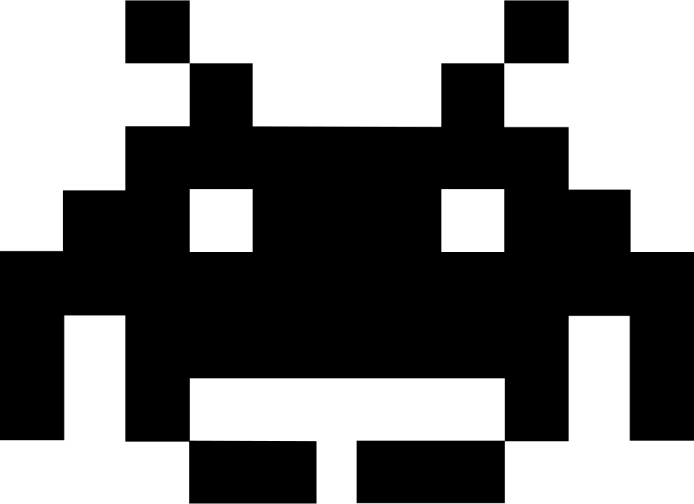 Space Invaders ภาพโปร่งใส