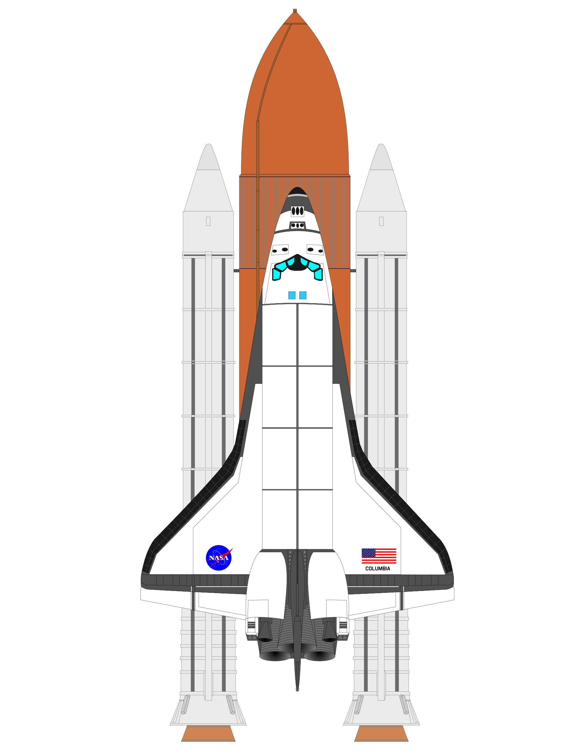 Space Shuttles Free PNG Image