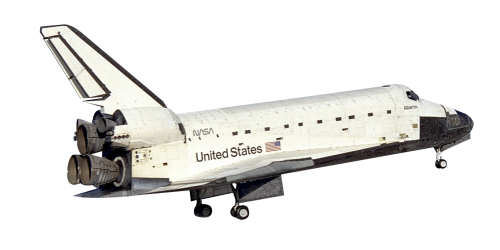 Space Shuttles PNG Transparentes Bild