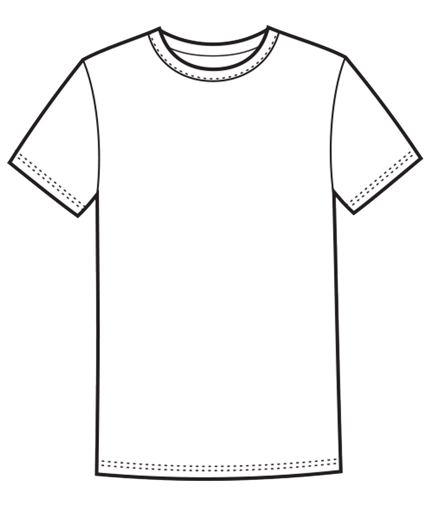 Modelo de t-shirt livre PNG imagem