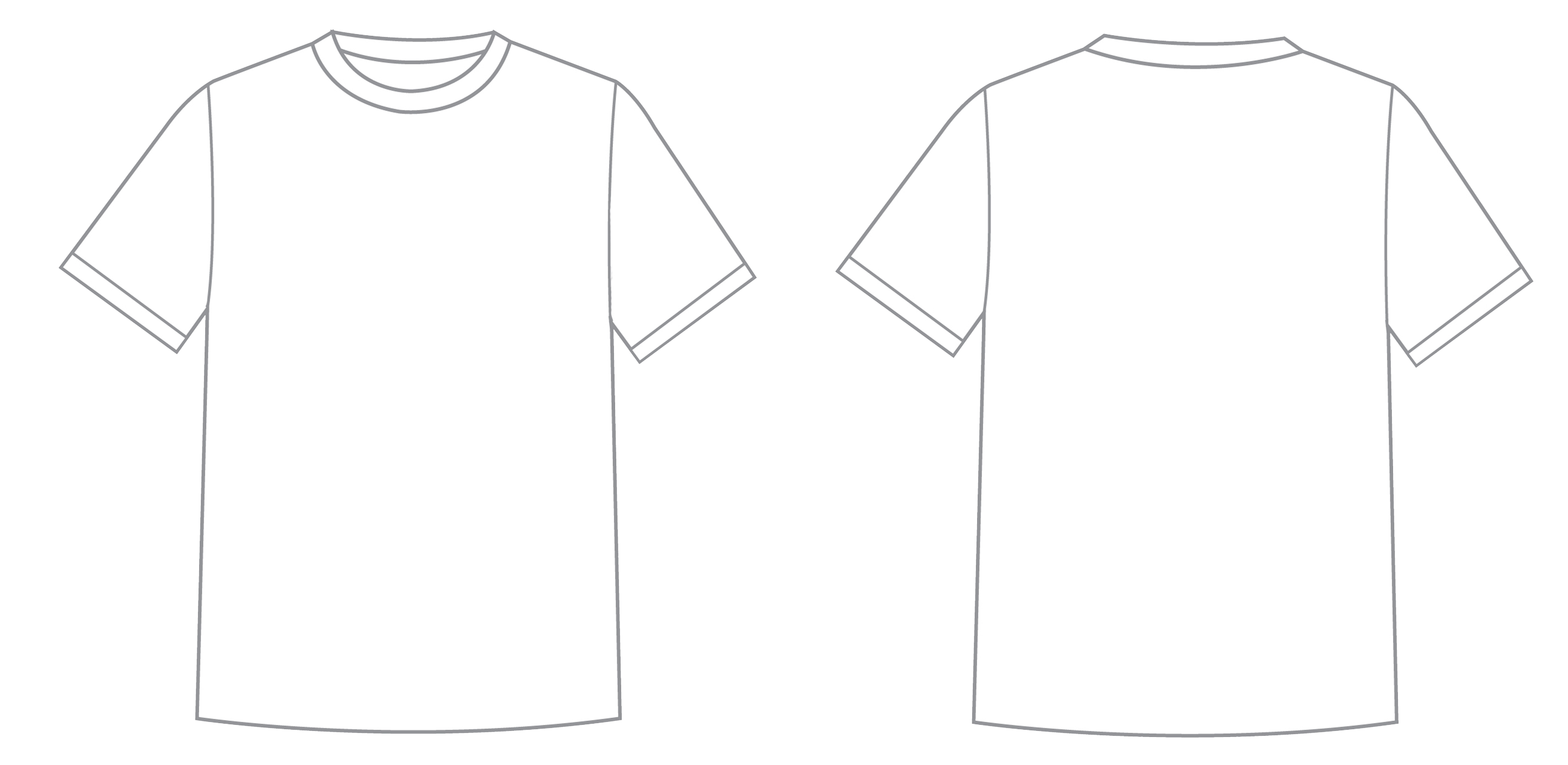 T-Shirt Vorlage PNG Hochwertiges Bild
