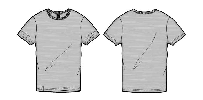T-Shirt-Vorlage PNG-Bildhintergrund