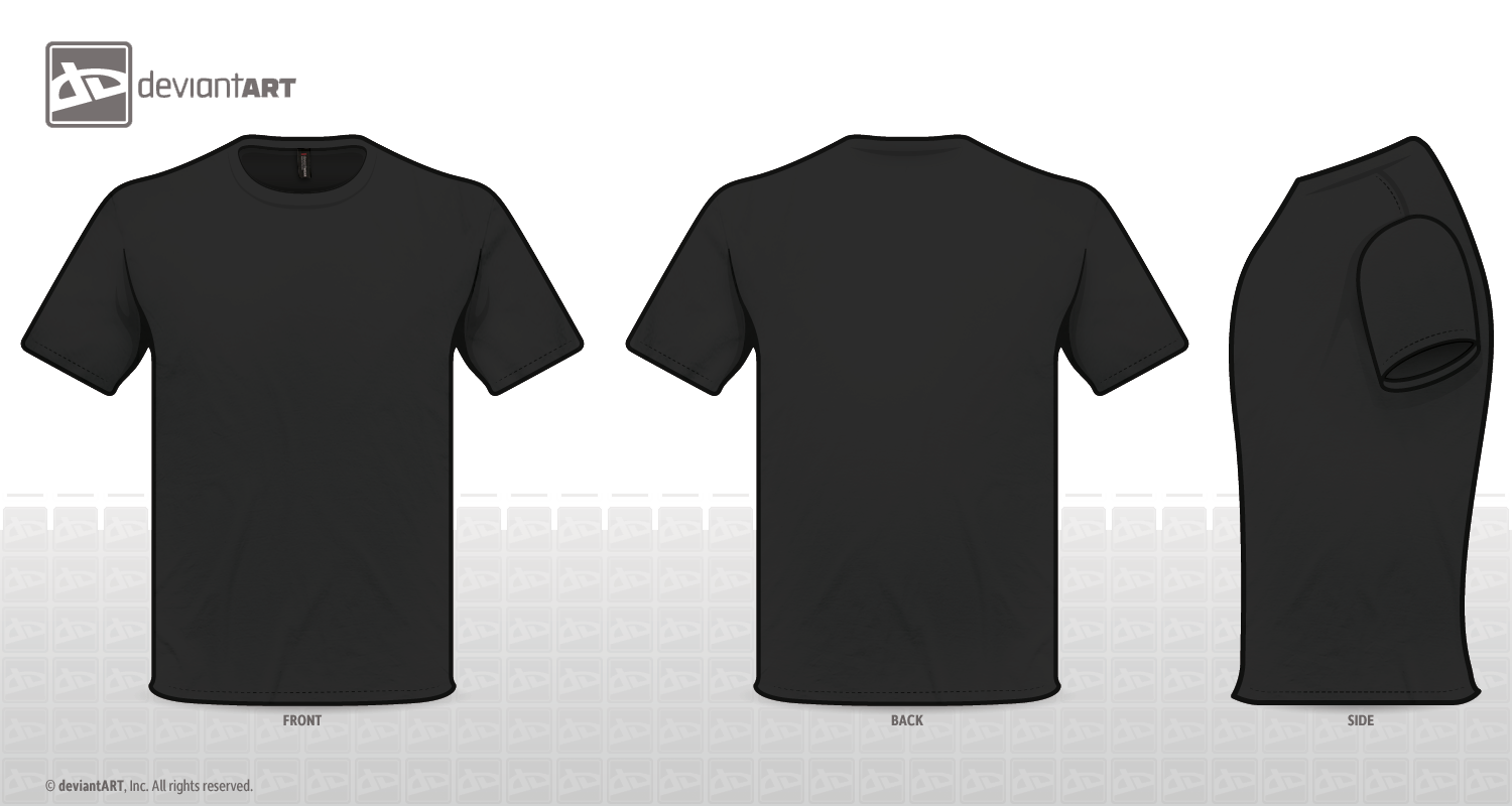 T-shirt template Gambar Transparan