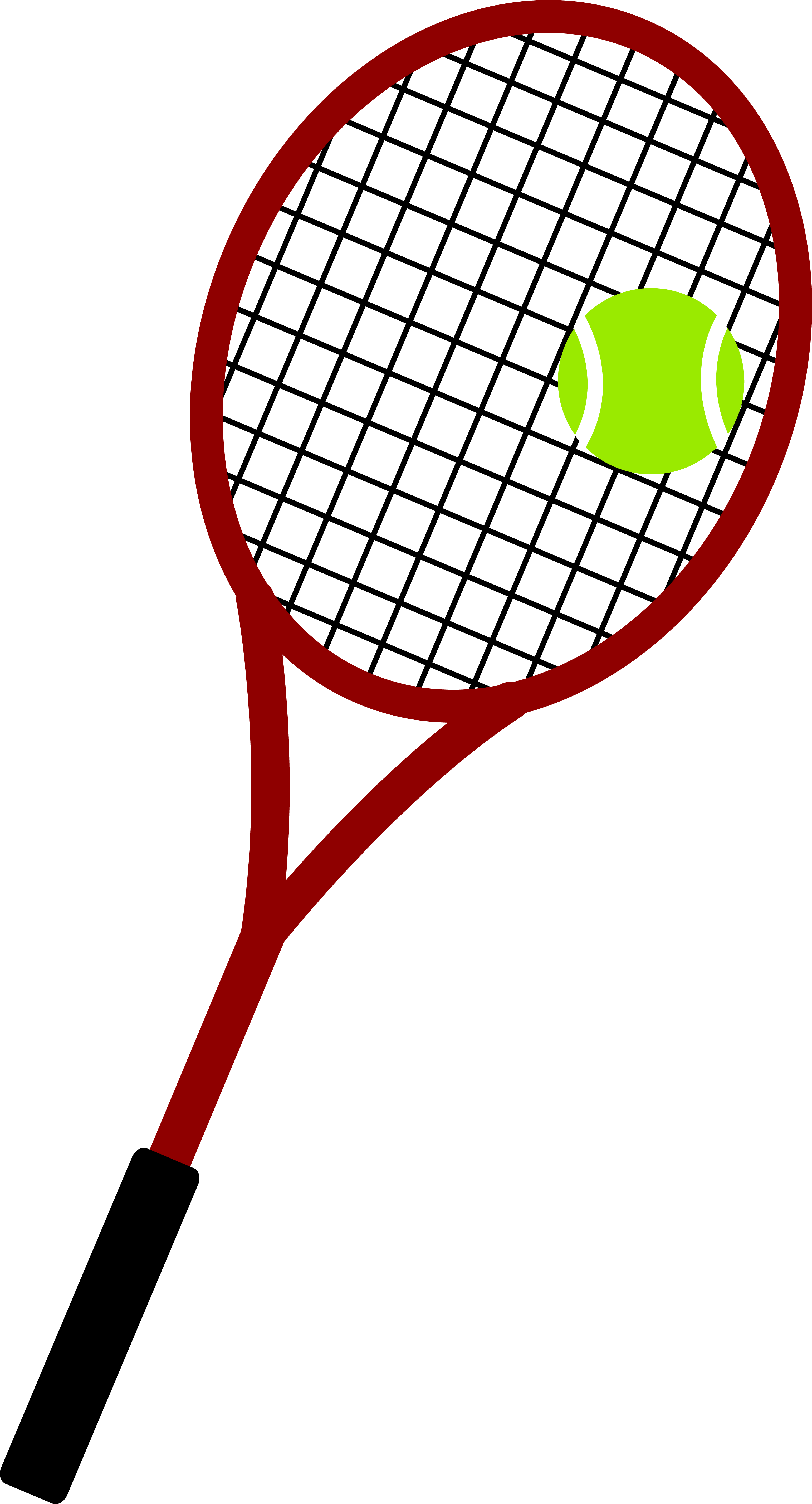 Immagine a sfera da tennis e racket PNG