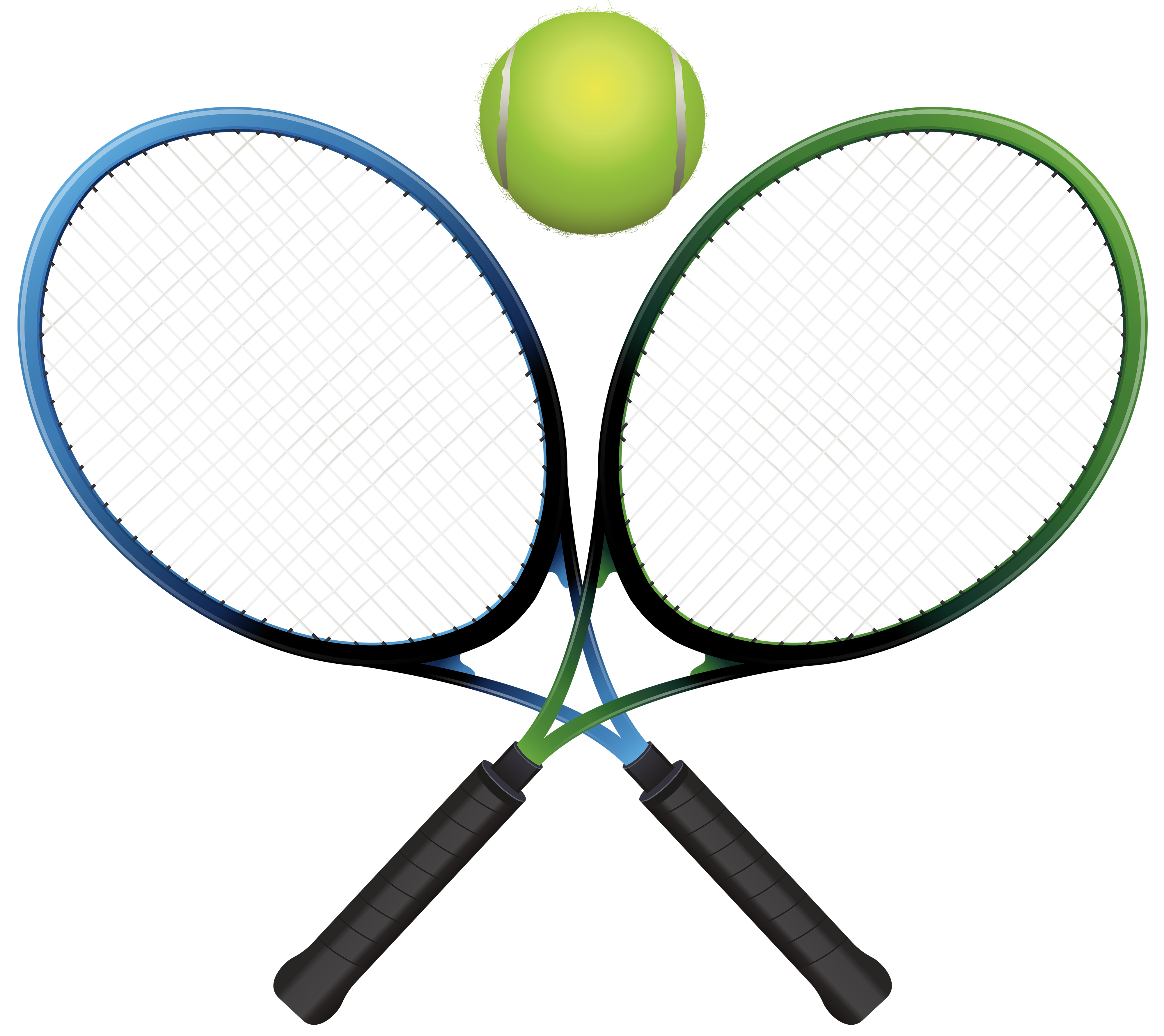 Imagem transparente de bola de tênis e raquete PNG