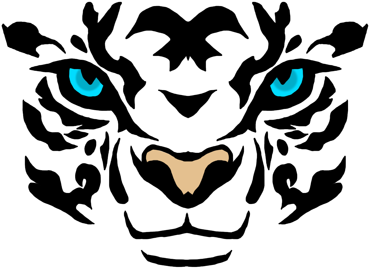 Immagine di alta qualità del viso della tigre