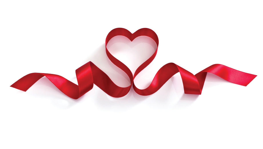 Valentine Ribbon PNG-Afbeelding Achtergrond