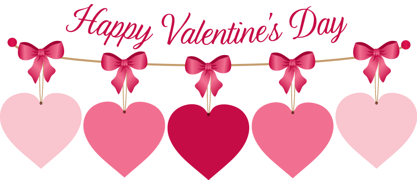 День Святого Валентина фон PNG прозрачное изображение
