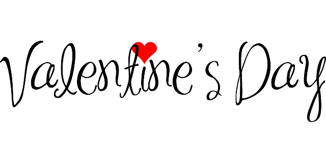Valentines Day kaligrafi PNG Gambar berkualitas tinggi