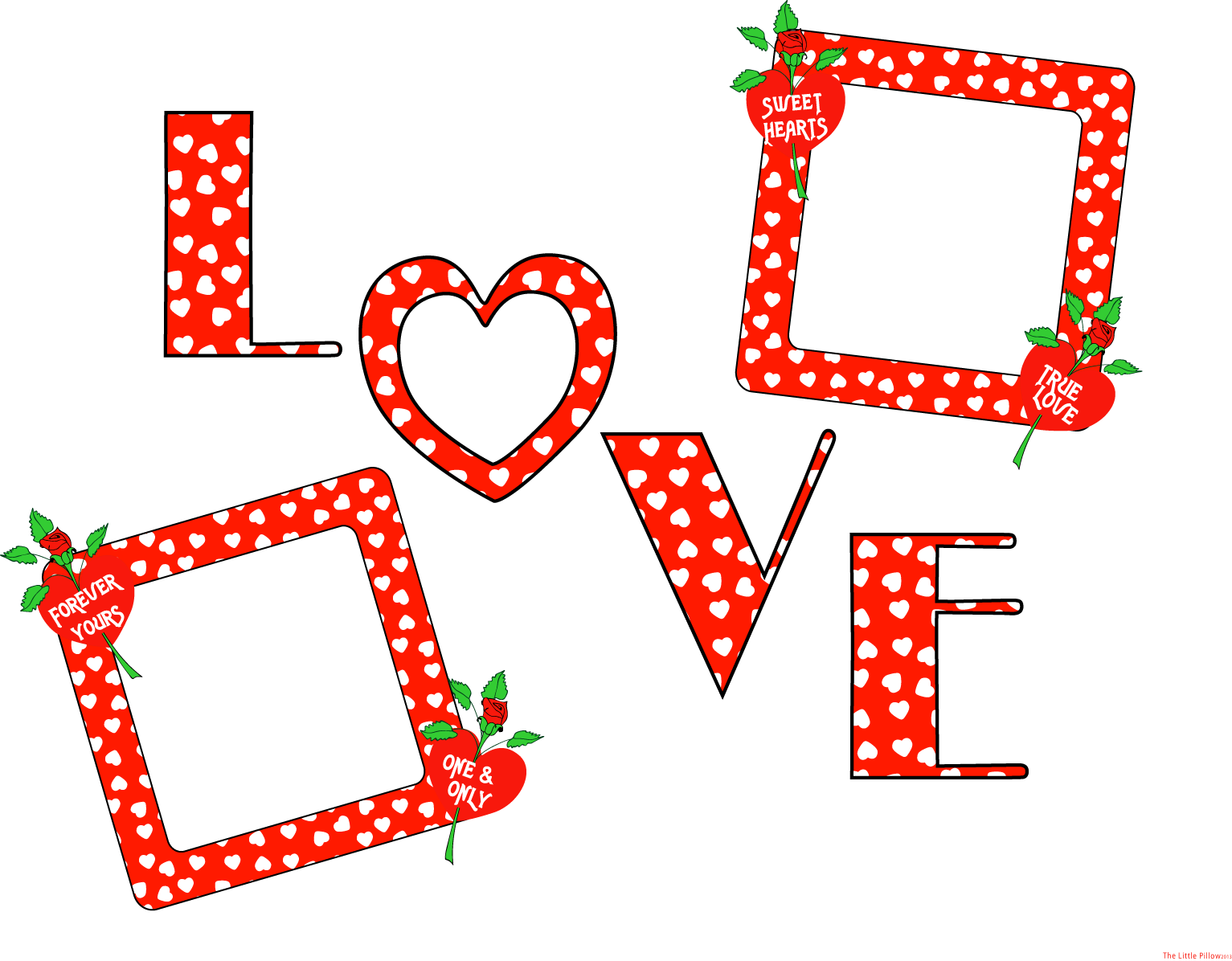 Valentines Day Frame PNG Image Background