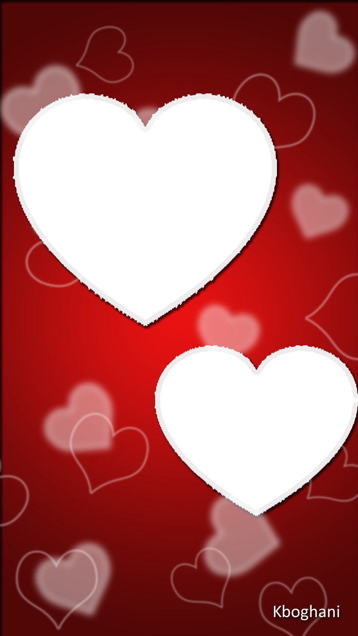 Valentinstag-Herz-Rahmen-freies PNG-Bild