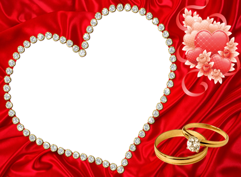 Valentines Day Heart Frame PNG Pic