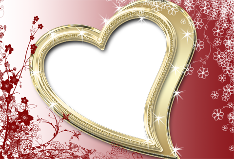 Valentines Day Heart Frame PNG Picture
