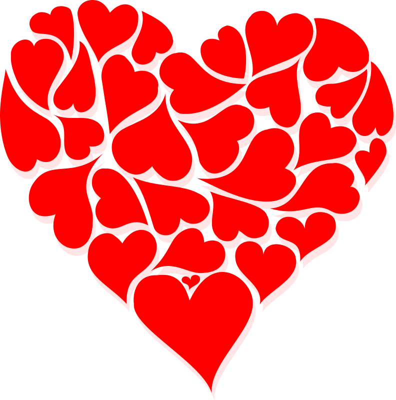 Valentine Day Heart PNG Gambar Transparan