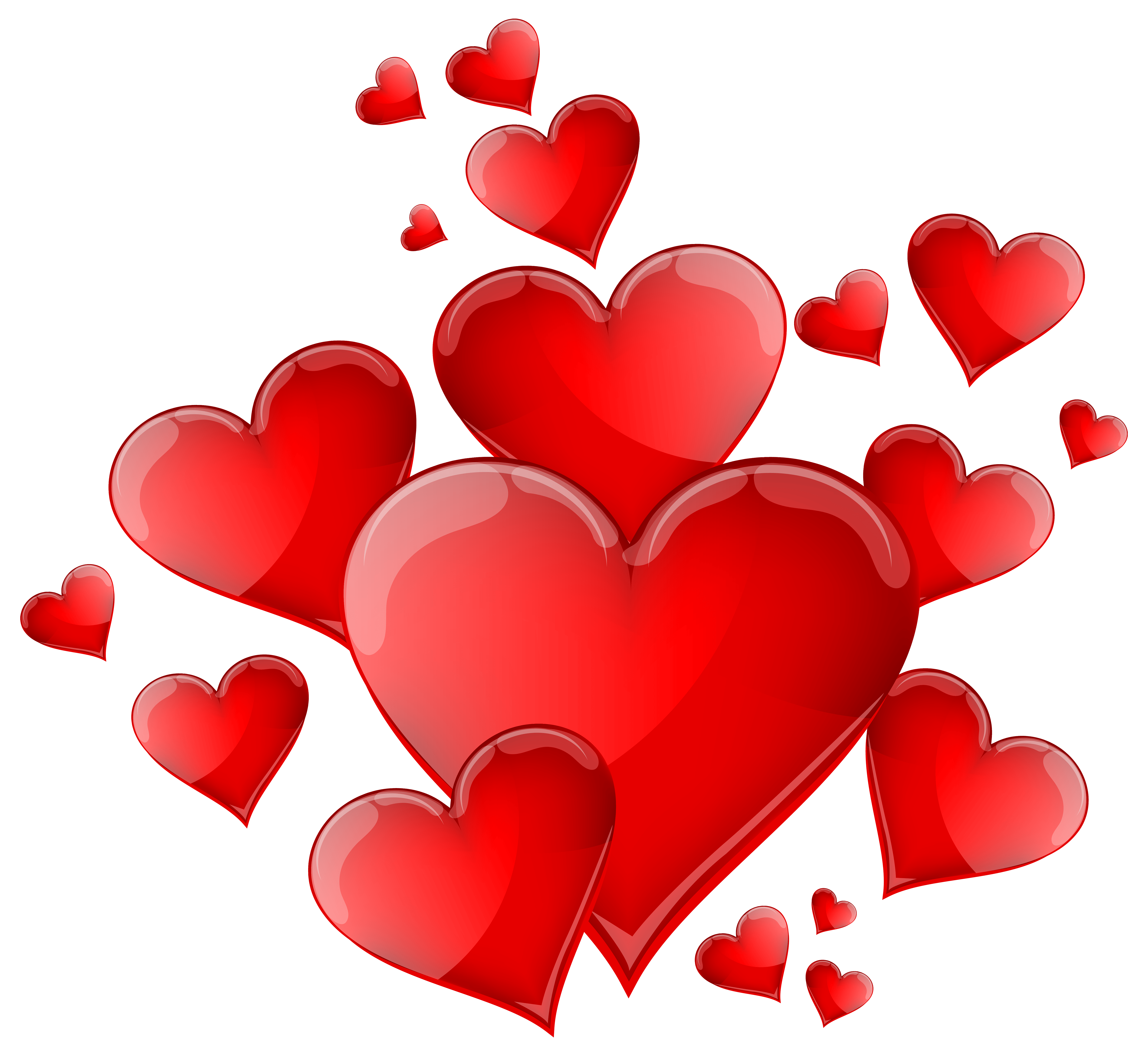 Gambar Valentines Heart Transparent