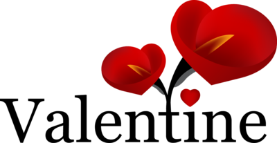Valentines Day Logo PNG Transparent Image