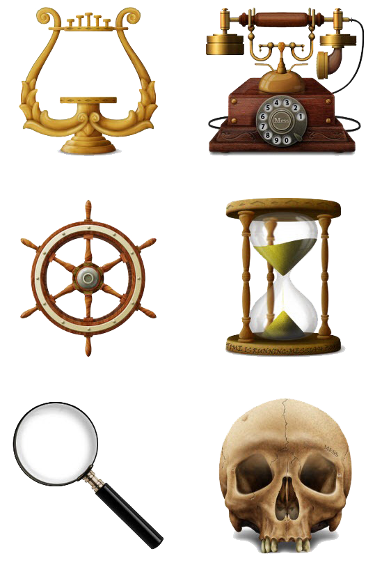 Vintage Objects PNG Image Background